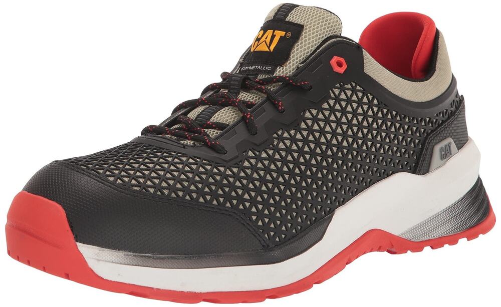 CAT FOOTWEAR MENS STREAMLINE 2.0 COMPOSITE TOE, MOSS GREY/BLACK, 9.5